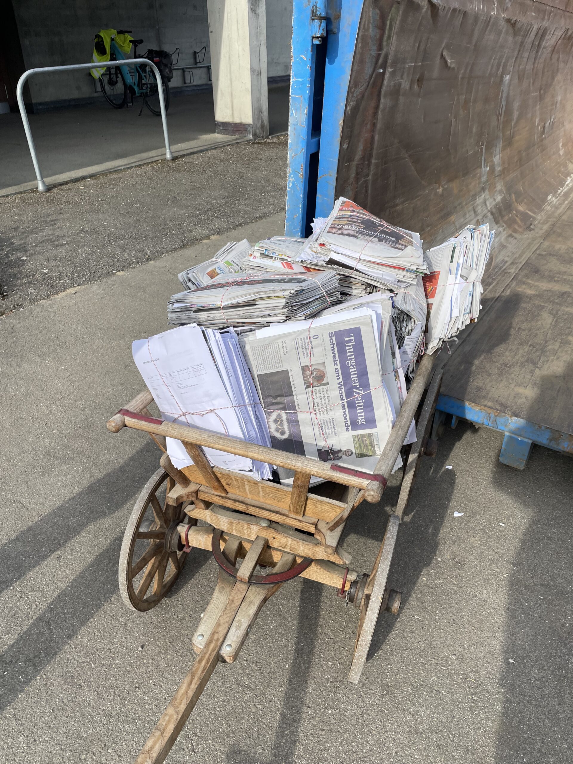 Papiersammlung der Primarschule Nussbaumen